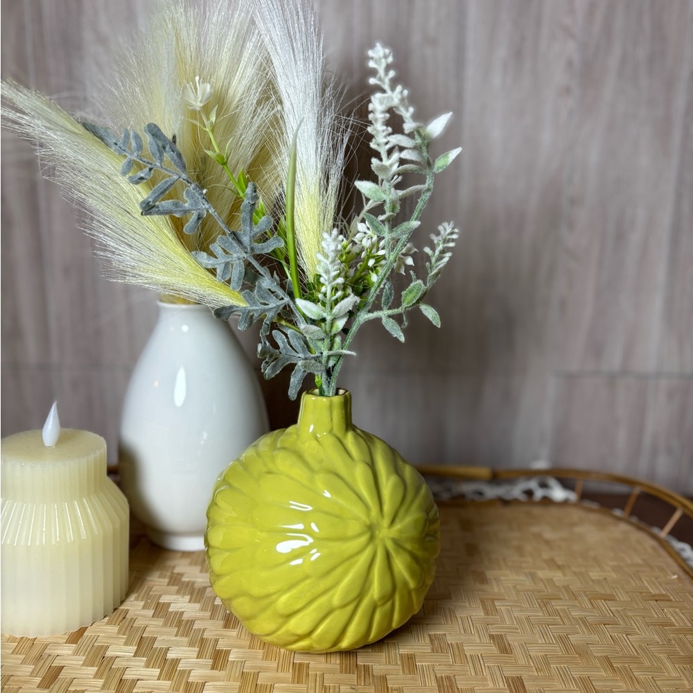 Studio B by Brenda Holzke Lime Green Vase
